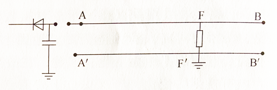 圖1 跨步電壓法故障定點的接線